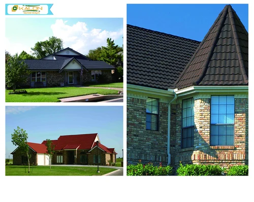 Grey Heat Resistant Stone Coated Roofing Sheet