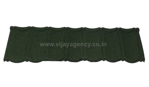 Kalon Red Stone Coated Roofing Sheet - Milano Profile